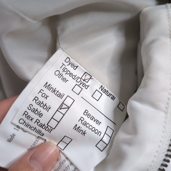 Athabasca Softwear REAL Fox Fur Winter Jacket with Belt, Size S - Picture 11 of 11